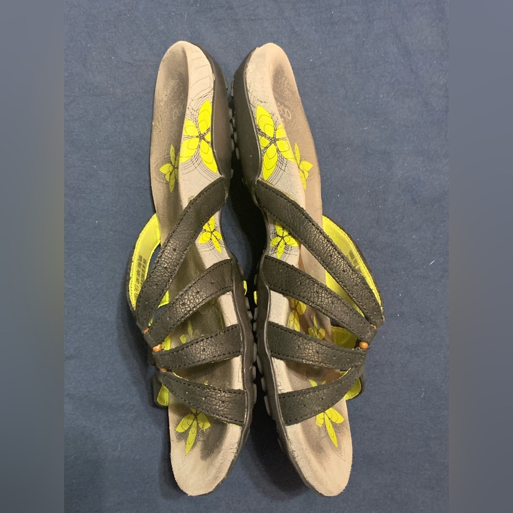 Abeo Farren Black Neutral Post Sandals Women’s Size 9 - Picture 4 of 8